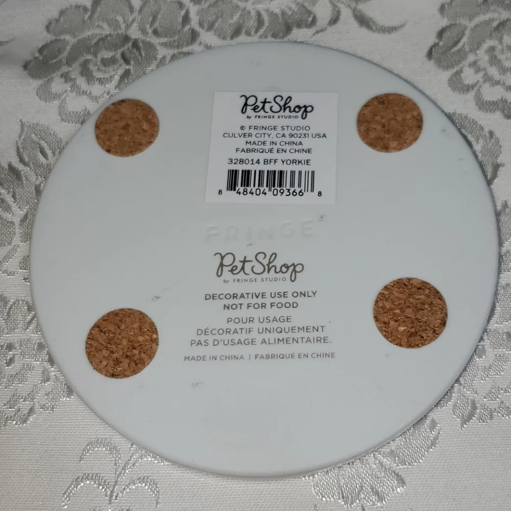Fringe Studios BFF Yorkie Coaster Set - Picture 7 of 7
